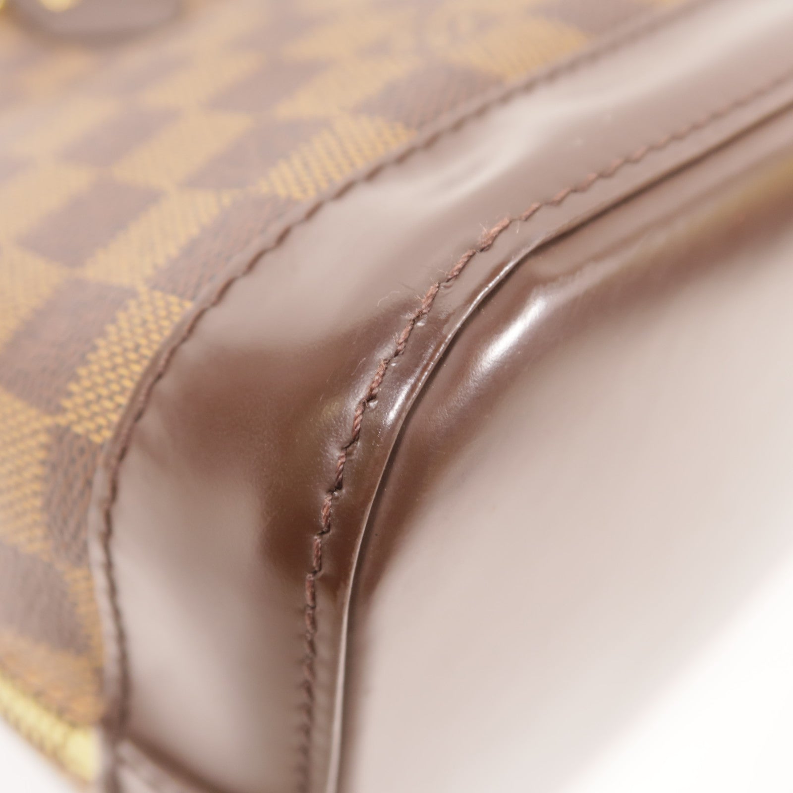 LOUIS VUITTON LV GHW Alma Hand Bag N51131 Damier Brown