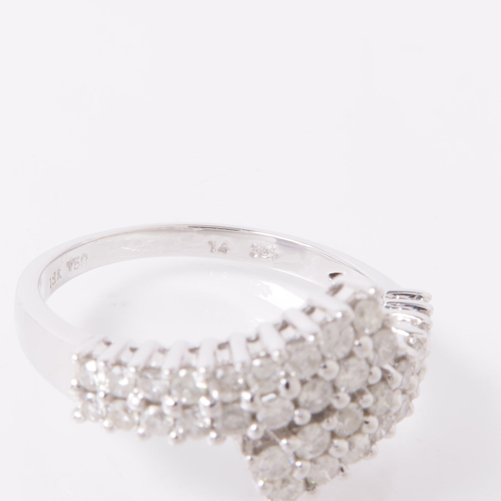 JEWELRY 18K白金Diamond Ring鑽石戒指US#6.25