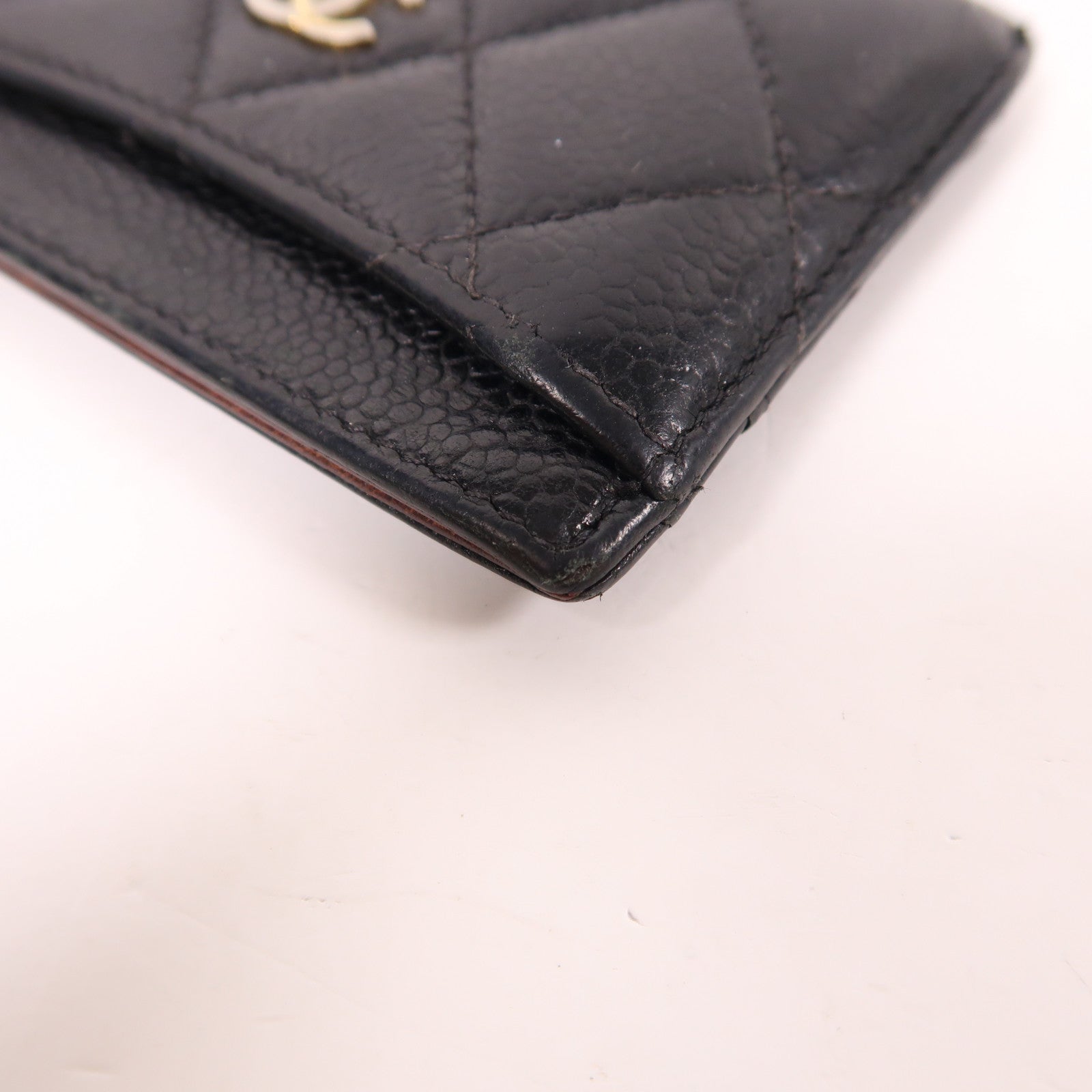 CHANEL 牛皮皮革Card Case金扣卡片套