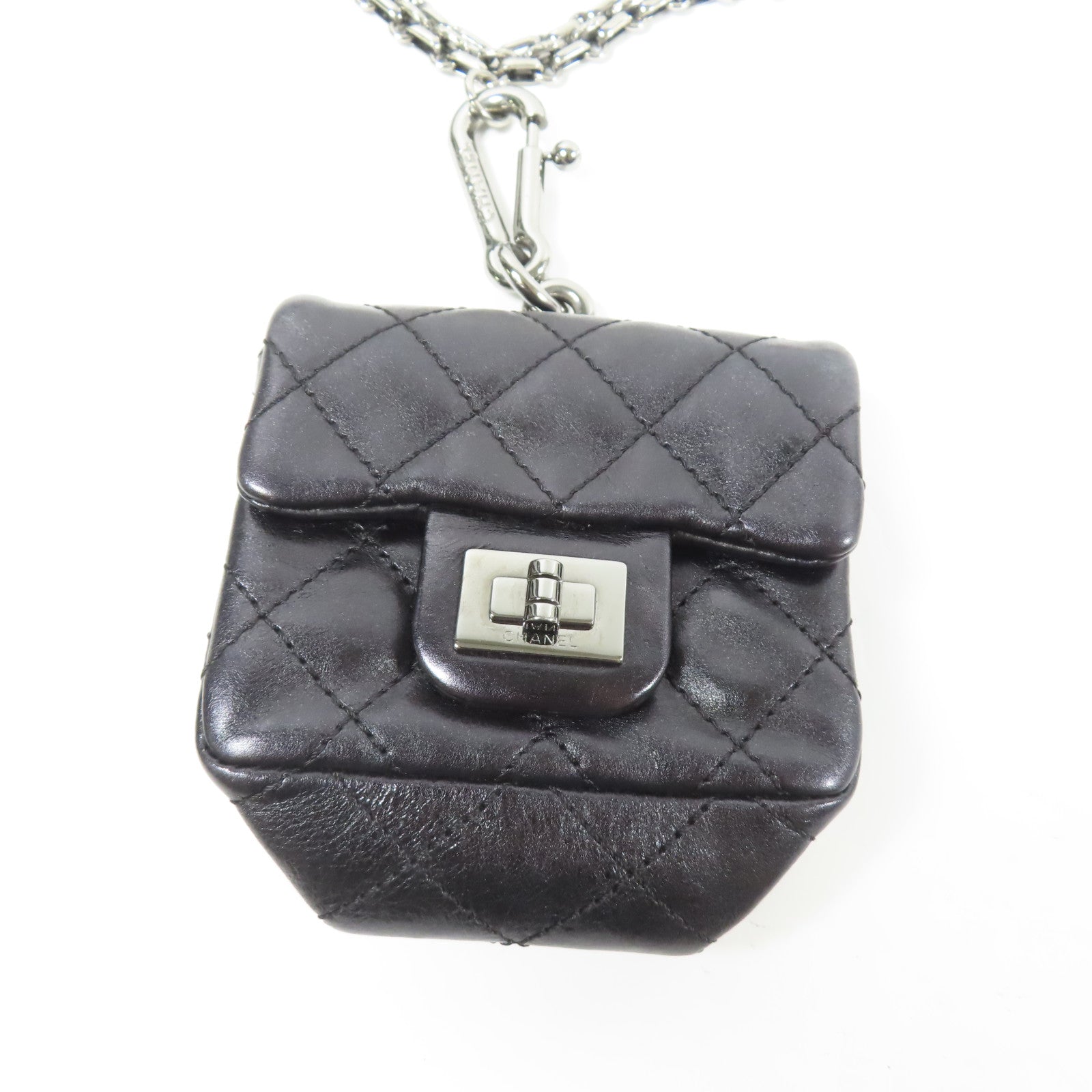 CHANEL 牛皮皮革2.55 Chain Shoulder鏈帶肩背袋