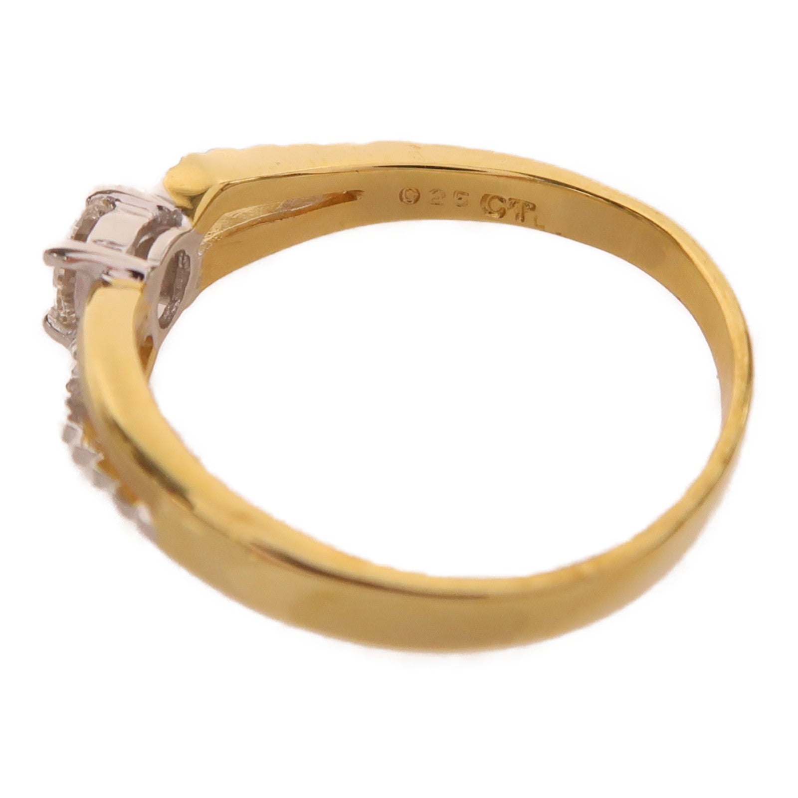 JEWELRY 【激減優惠】18K金Diamond3.2g 0.25ct鑽石戒指US#6.5