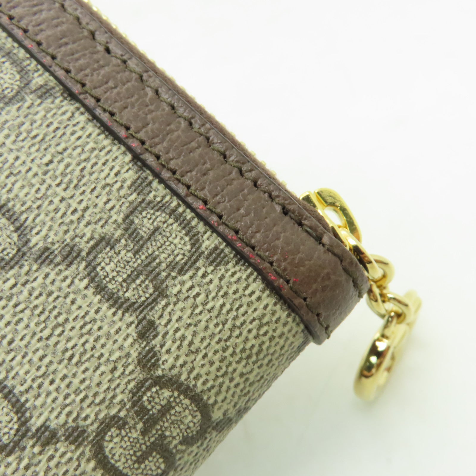 GUCCI 【激減優惠】塗層帆布Zipper Long Wallet金扣長錢包啡色