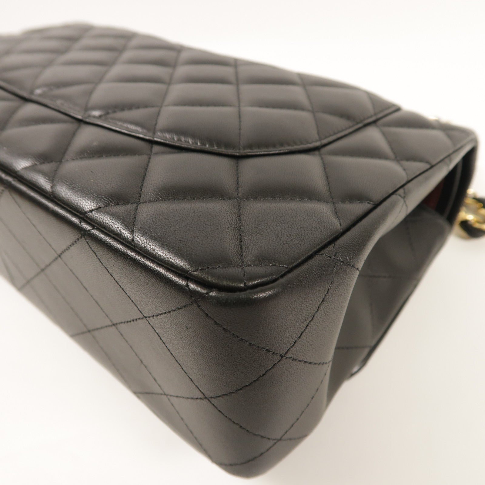 CHANEL 牛皮皮革Large Classic金扣肩背袋