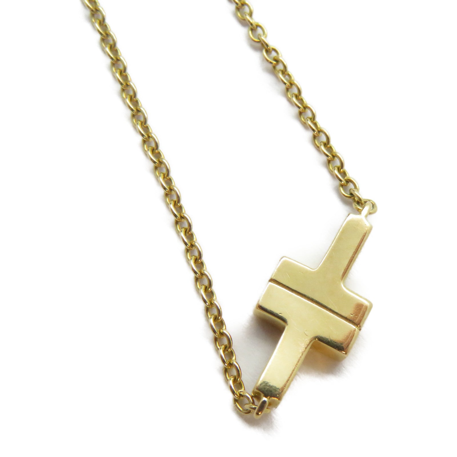 TIFFANY＆CO 18K玫瑰金T Two Double Chain Bracelet手鏈