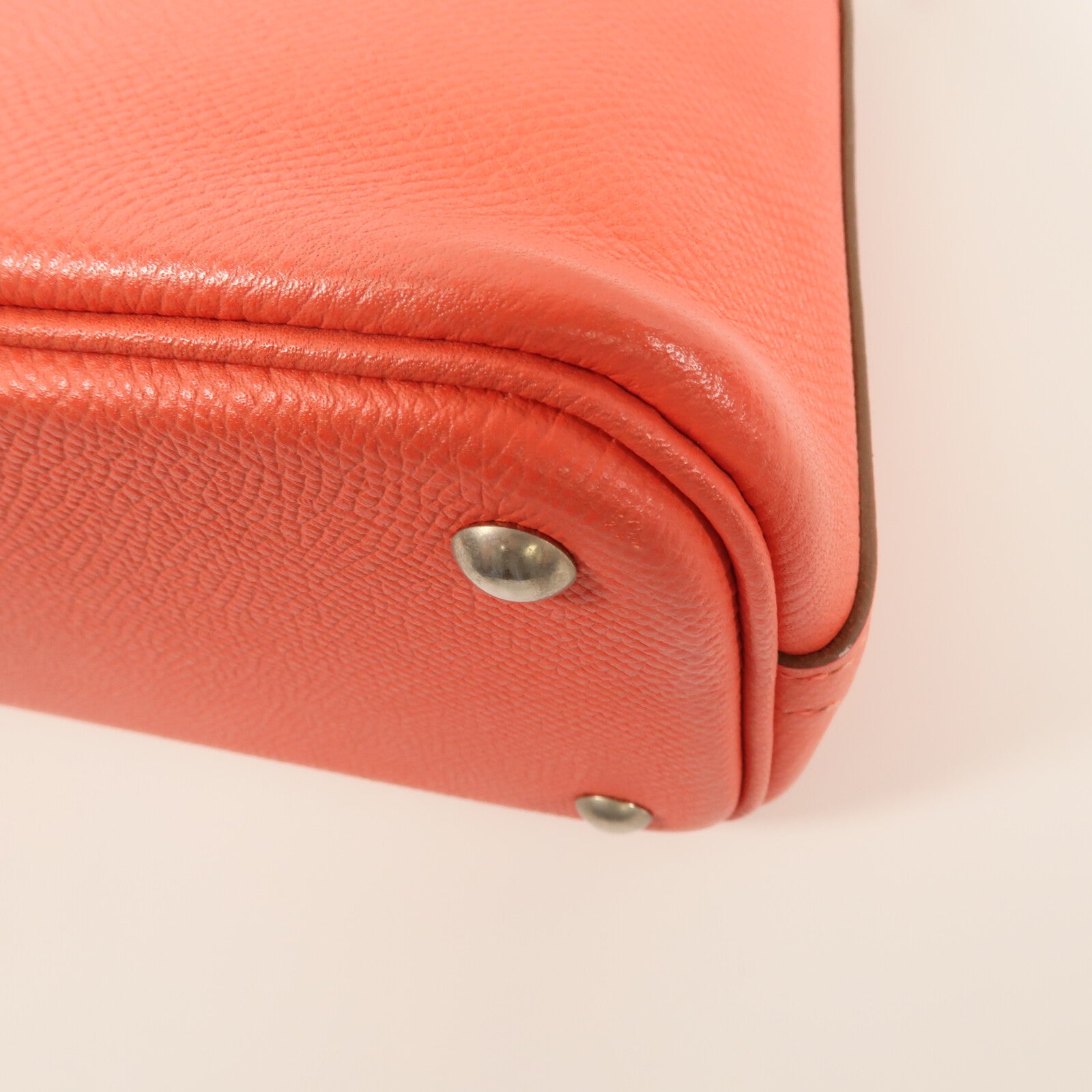 HERMES Epsom皮革Bolide 27手挽肩背兩用袋Rose Jaipur