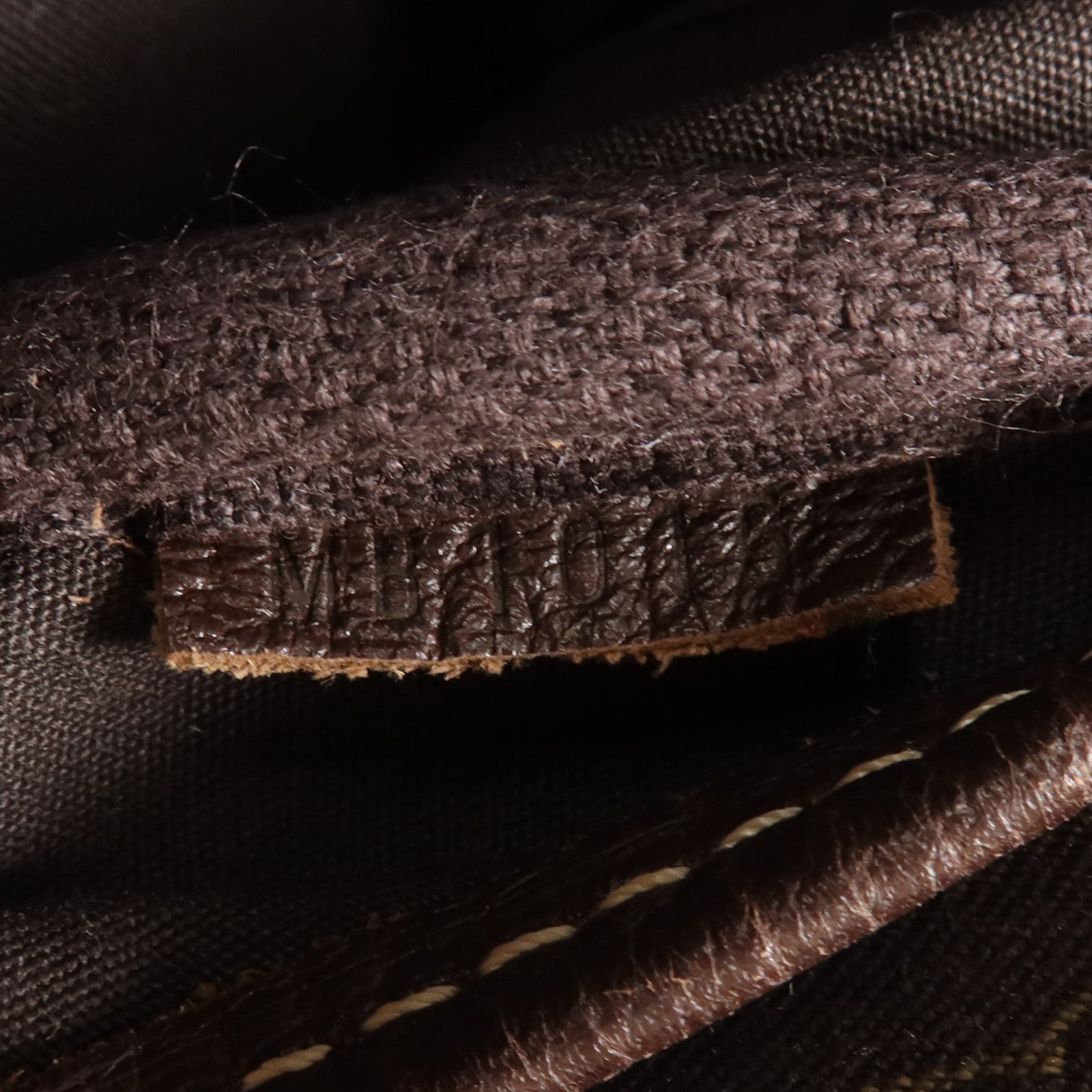 LOUIS VUITTON Monogram Mini Lin Saumur 30金扣肩背袋