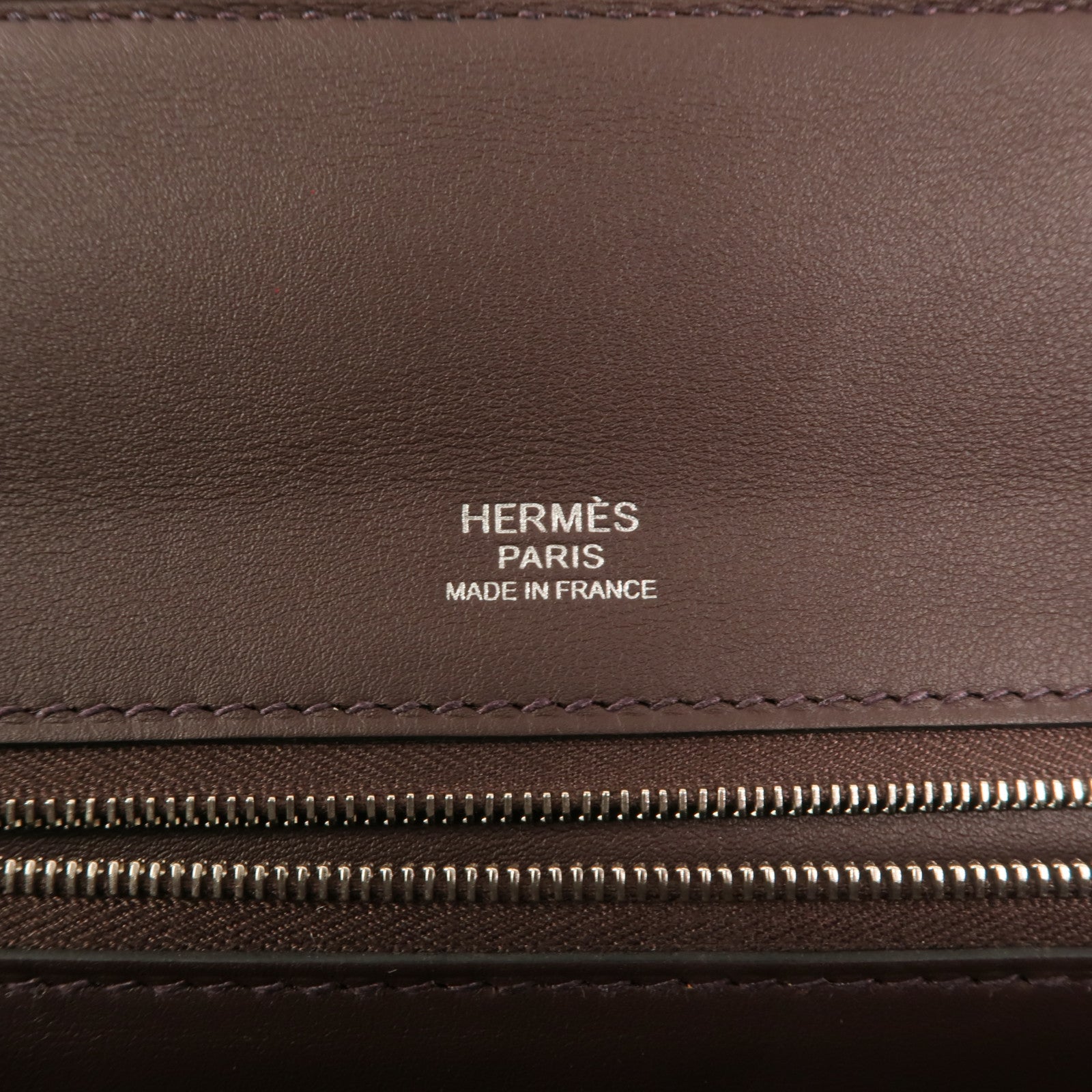 HERMES Evercolor皮革24/24 29cm銀扣手挽肩背兩用袋Rouge Sellier