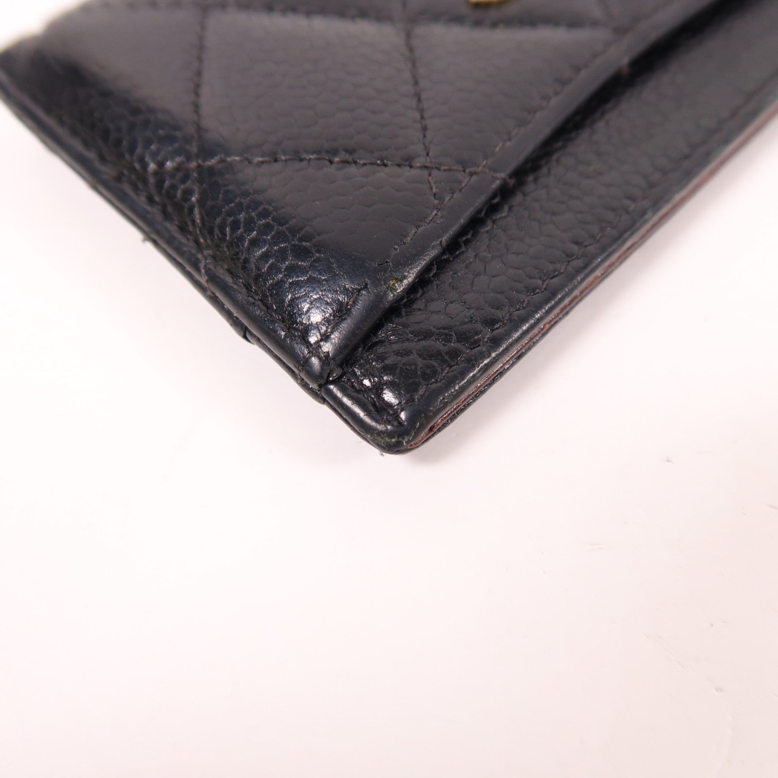 CHANEL 牛皮皮革Card Case金扣卡片套