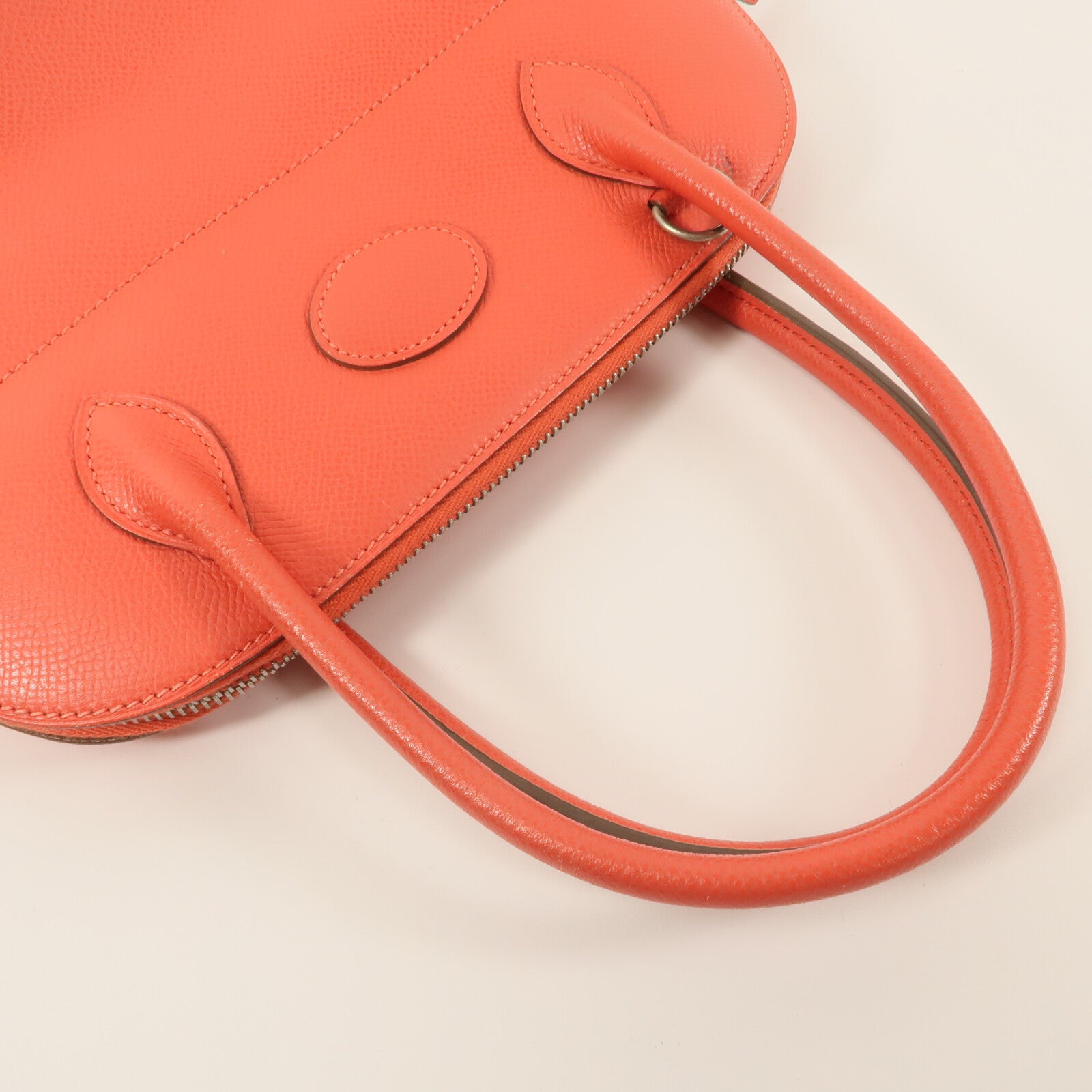 HERMES Epsom皮革Bolide 27手挽肩背兩用袋Rose Jaipur