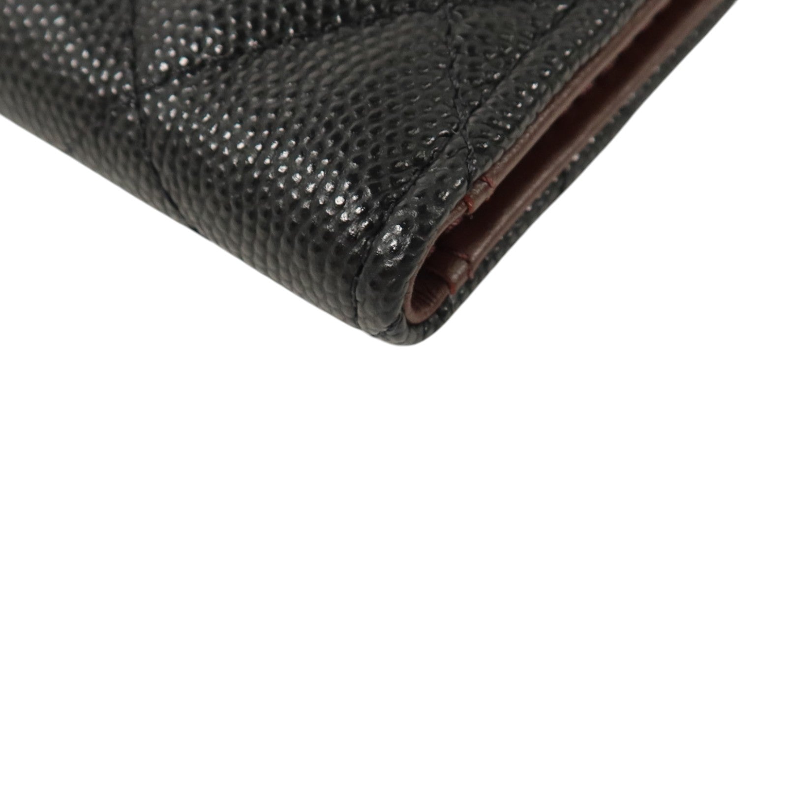 CHANEL 牛皮皮革Card/Coin Case金扣卡片套/零錢包