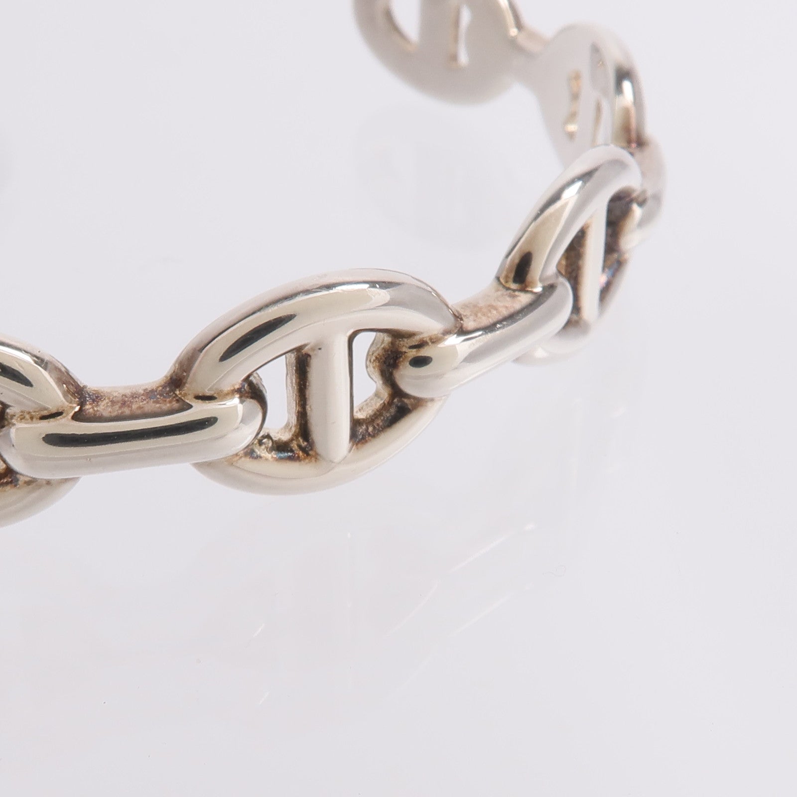 HERMES 925純銀Chaine d'ancre Enchainee Bracelet手鐲