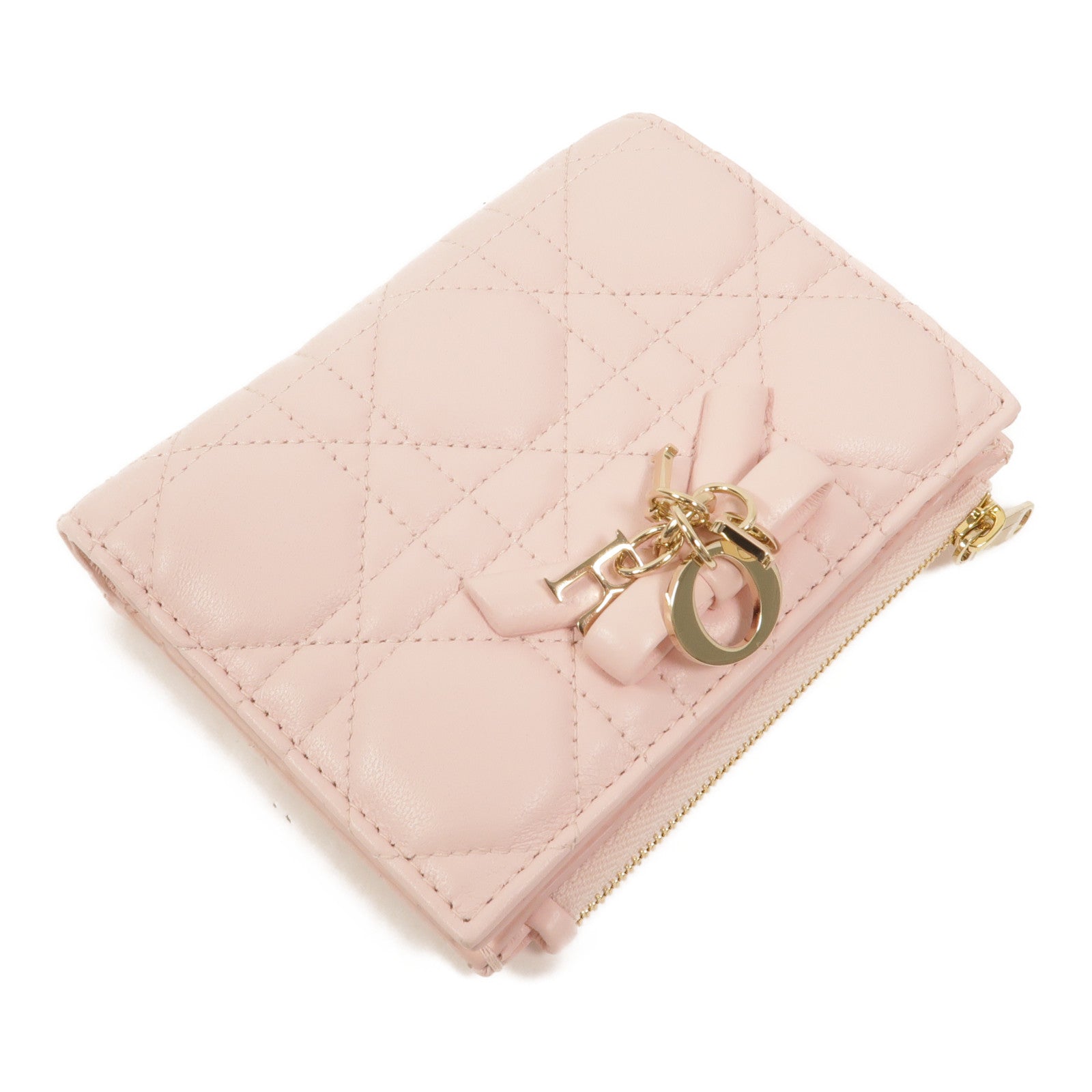 Dior 羊皮皮革Lady Dior Dahlia Wallet錢包
