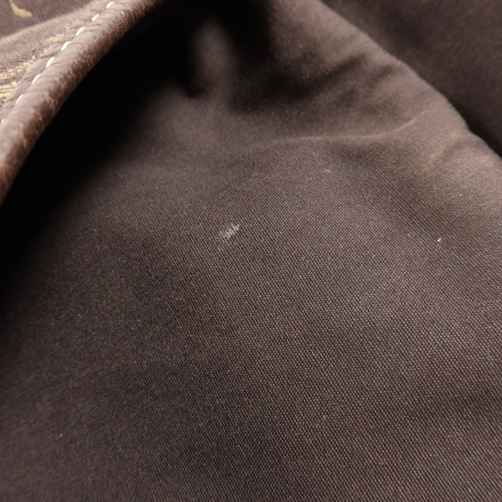 LOUIS VUITTON Monogram Mini Lin Saumur 30金扣肩背袋