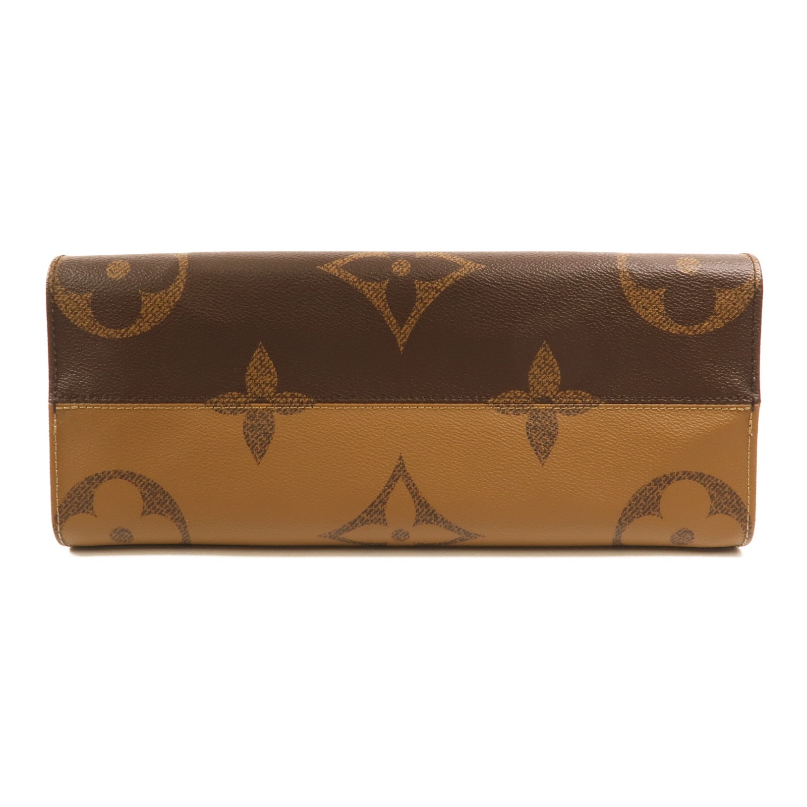 LOUIS VUITTON Monogram Giant On The Go MM金扣手挽肩背兩用袋