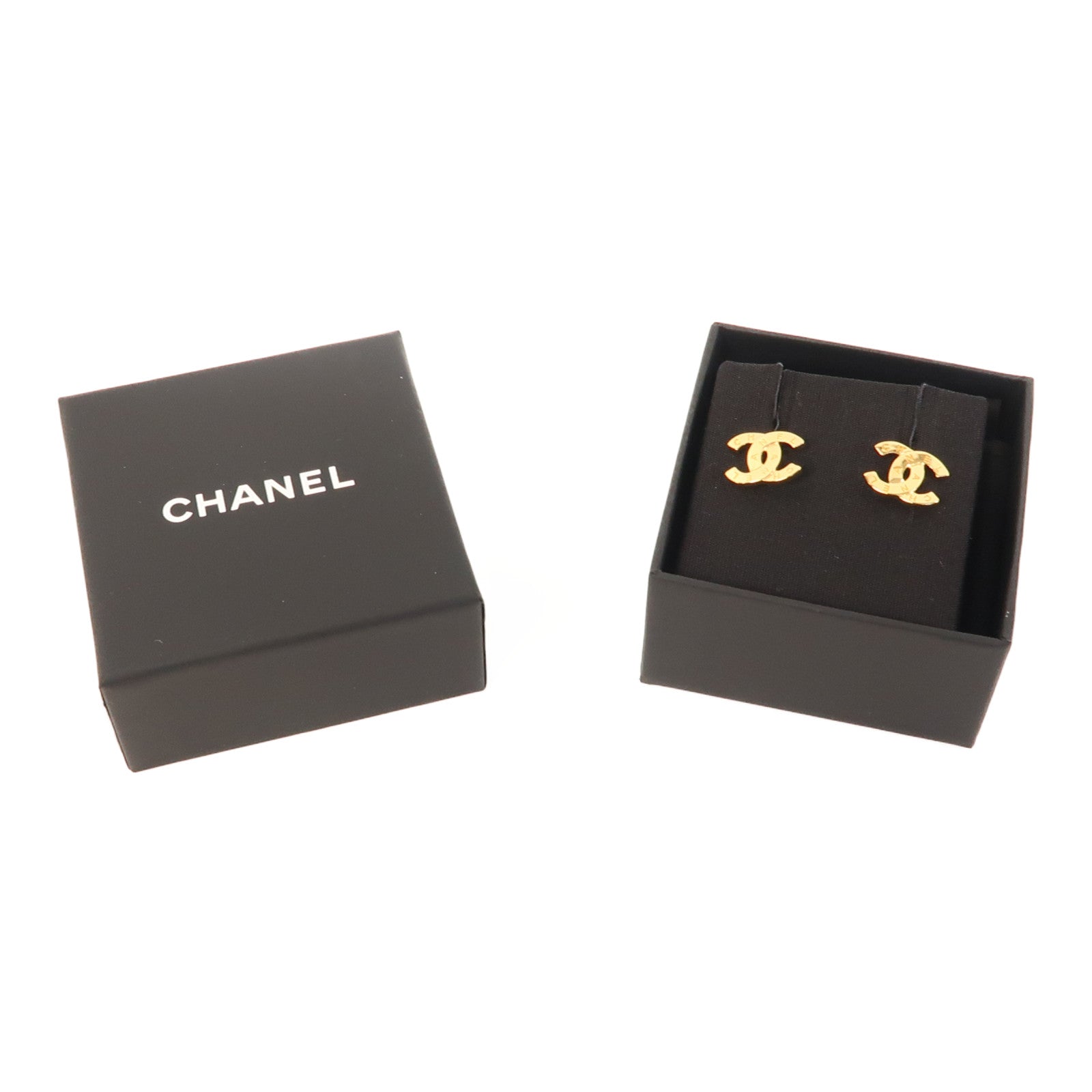 CHANEL 金屬Earrings耳環金色