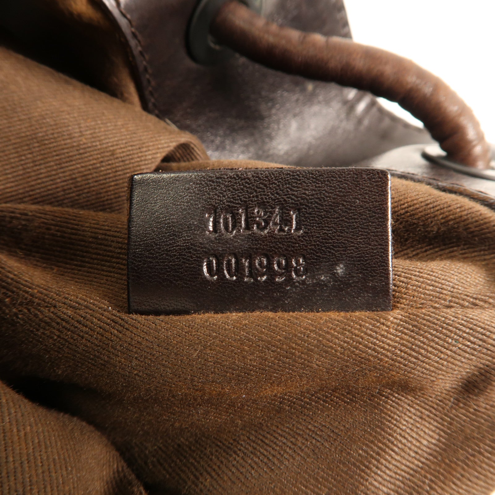 GUCCI GG Tote Bag Shoulder Bag 101841 Canvas Brown