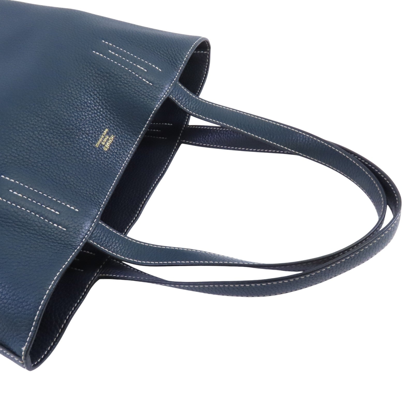 HERMES Clemence皮革Double Sen肩背袋