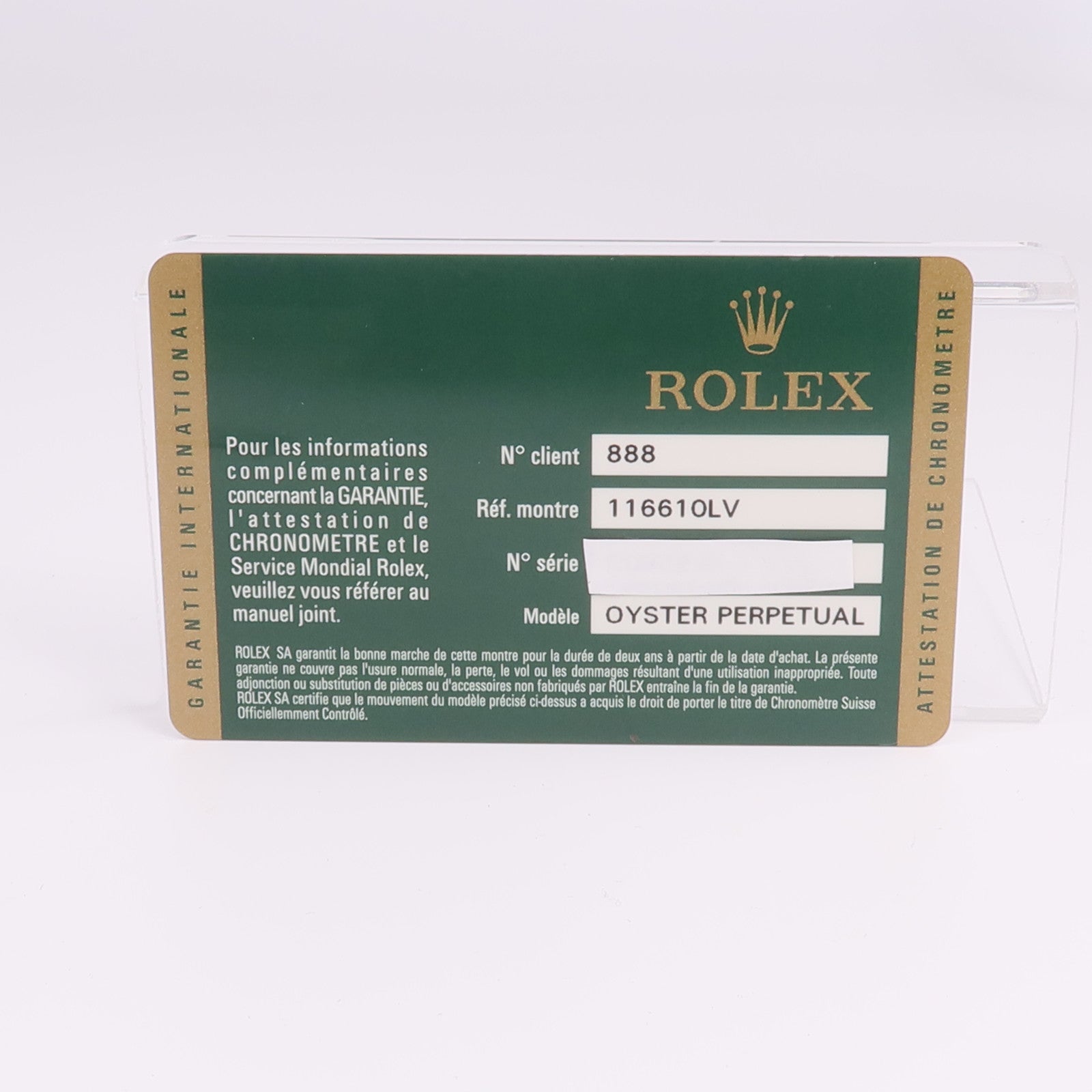 ROLEX Submarinar Date 116610LV