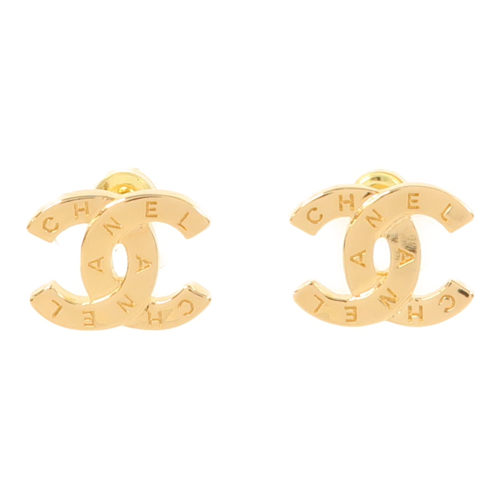 CHANEL 金屬Earrings耳環金色