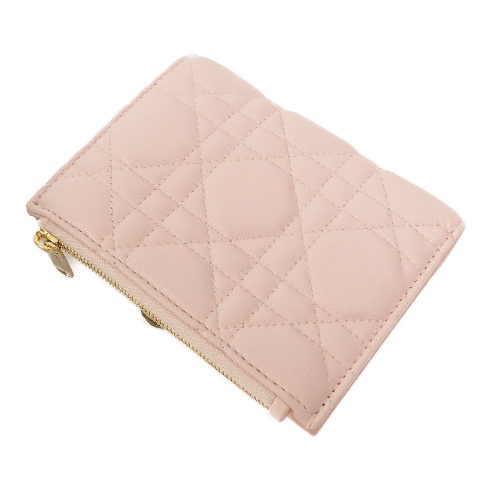 Dior 羊皮皮革Lady Dior Dahlia Wallet錢包