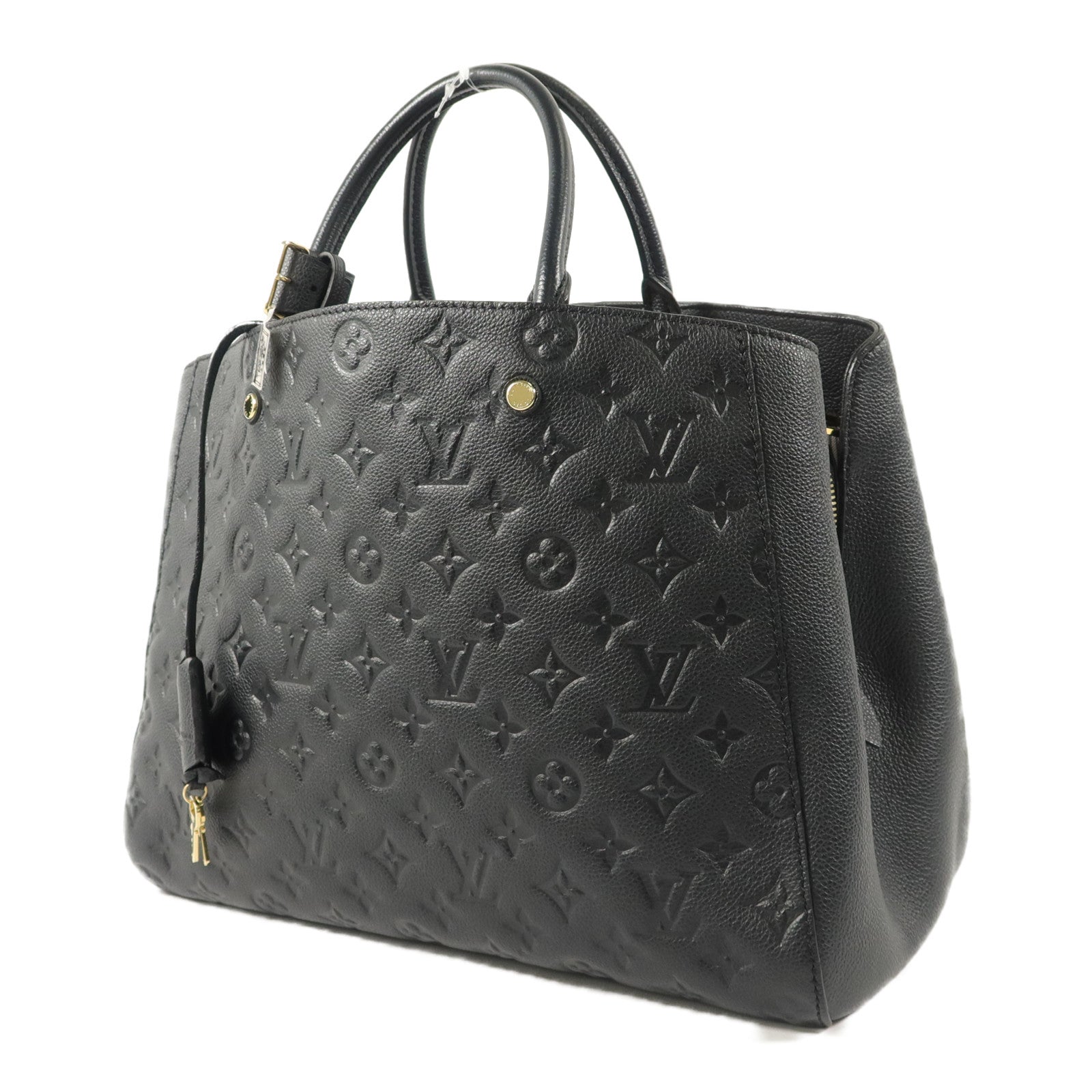 LOUIS VUITTON Monogram Empreinte Montaigne MM手挽肩背兩用袋