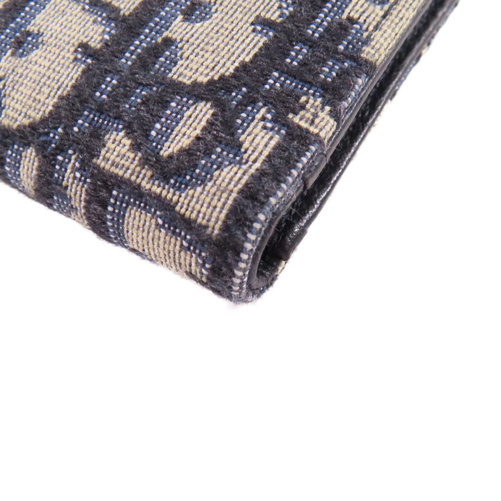 Dior Oblique帆布Mini Wallet金扣短錢包藍色