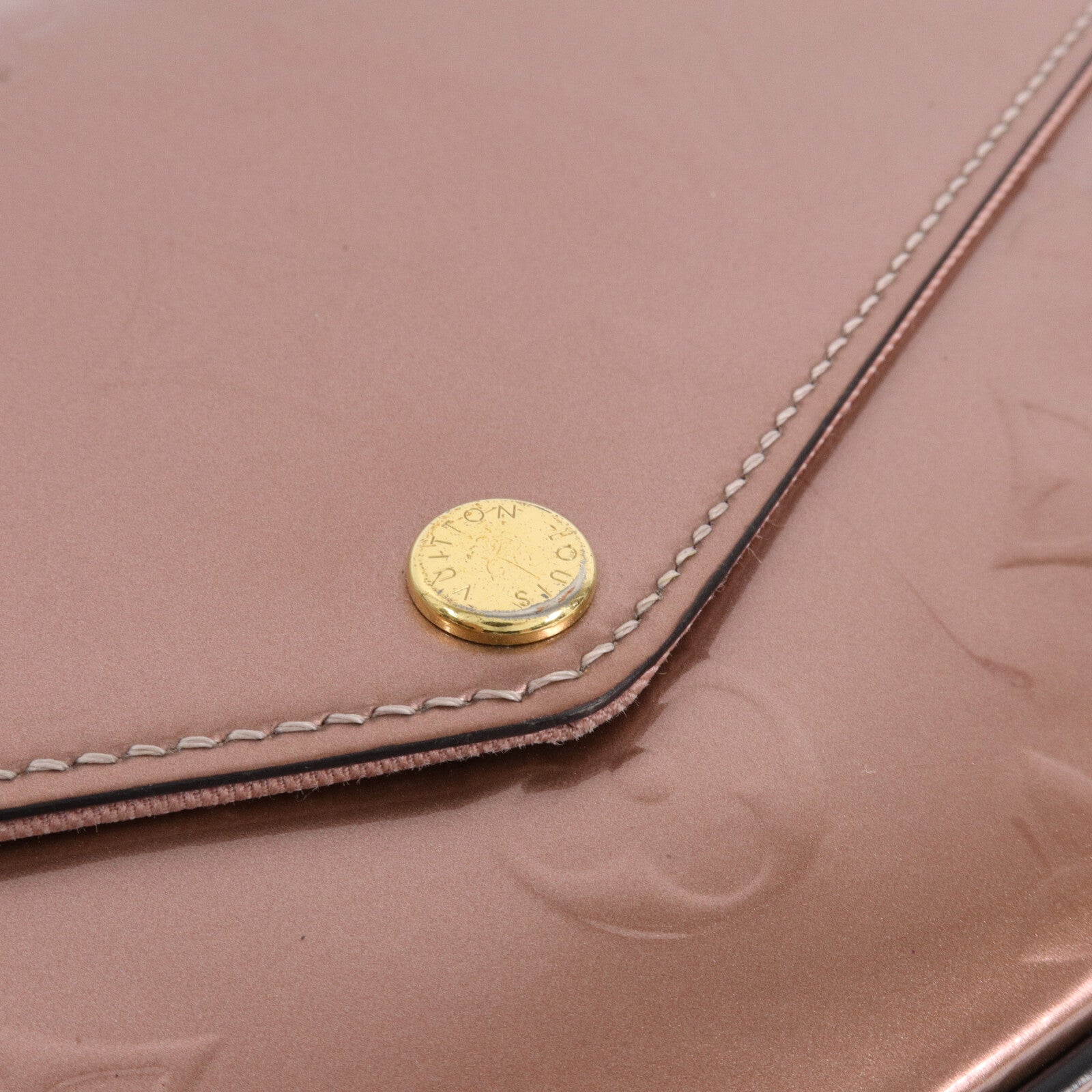 LOUIS VUITTON Monogram Vernis Pochette Felicie鏈帶肩背袋