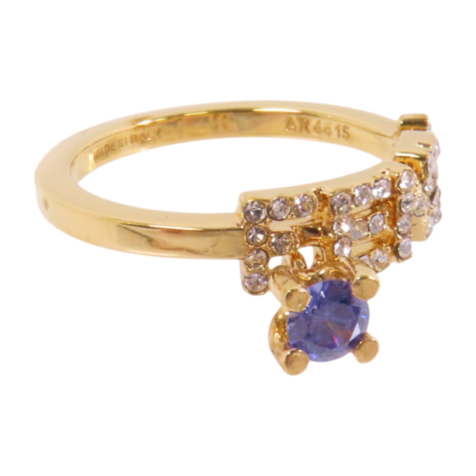 FENDI 金屬/水鑽Ring戒指US#6.25