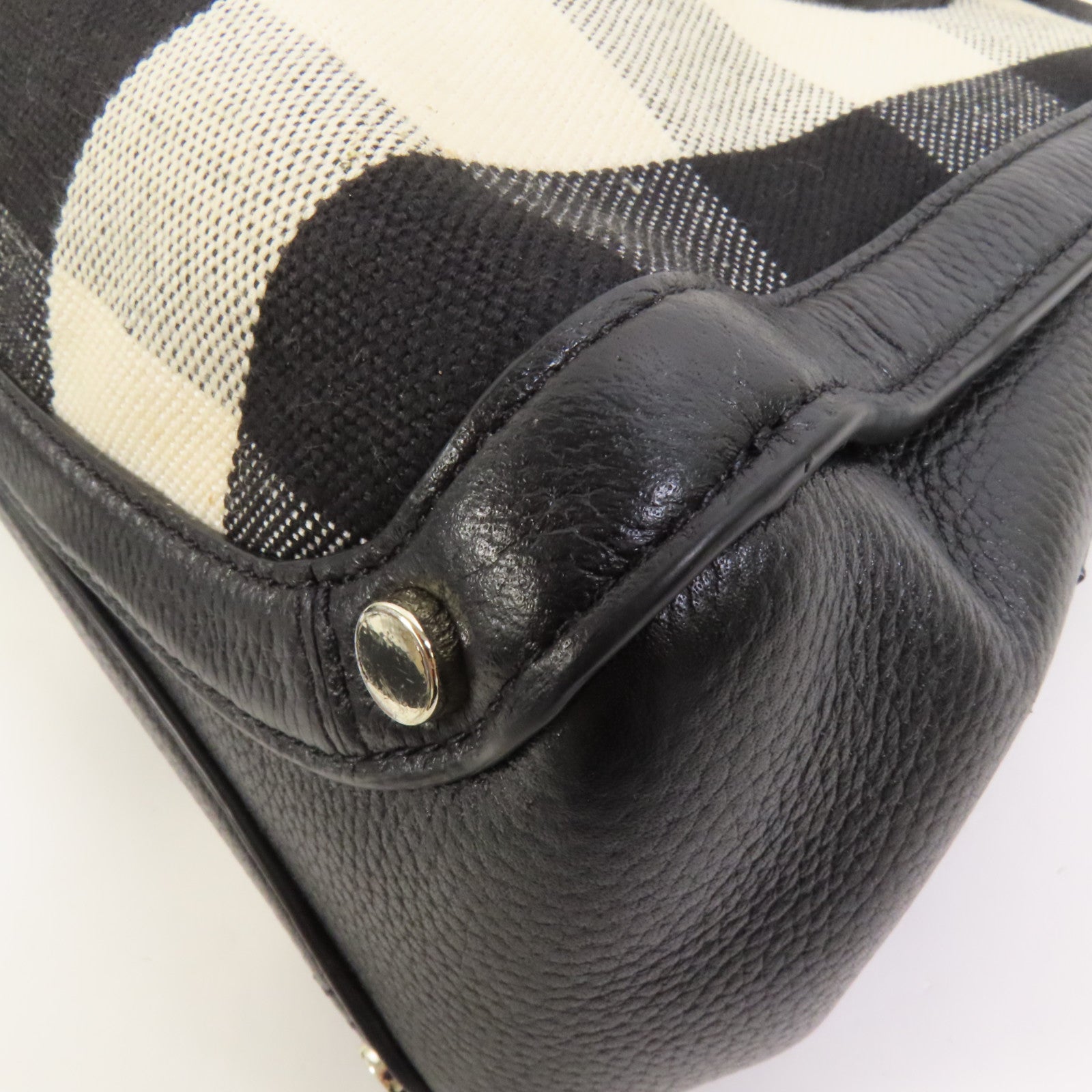 Kate Spade 帆布/牛皮皮革2 Way Shoulder金扣手挽肩背兩用袋