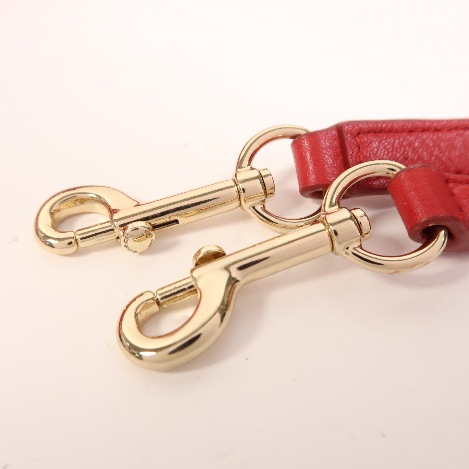 COACH 牛皮皮革2 Way Shoulder金扣手挽肩背兩用袋