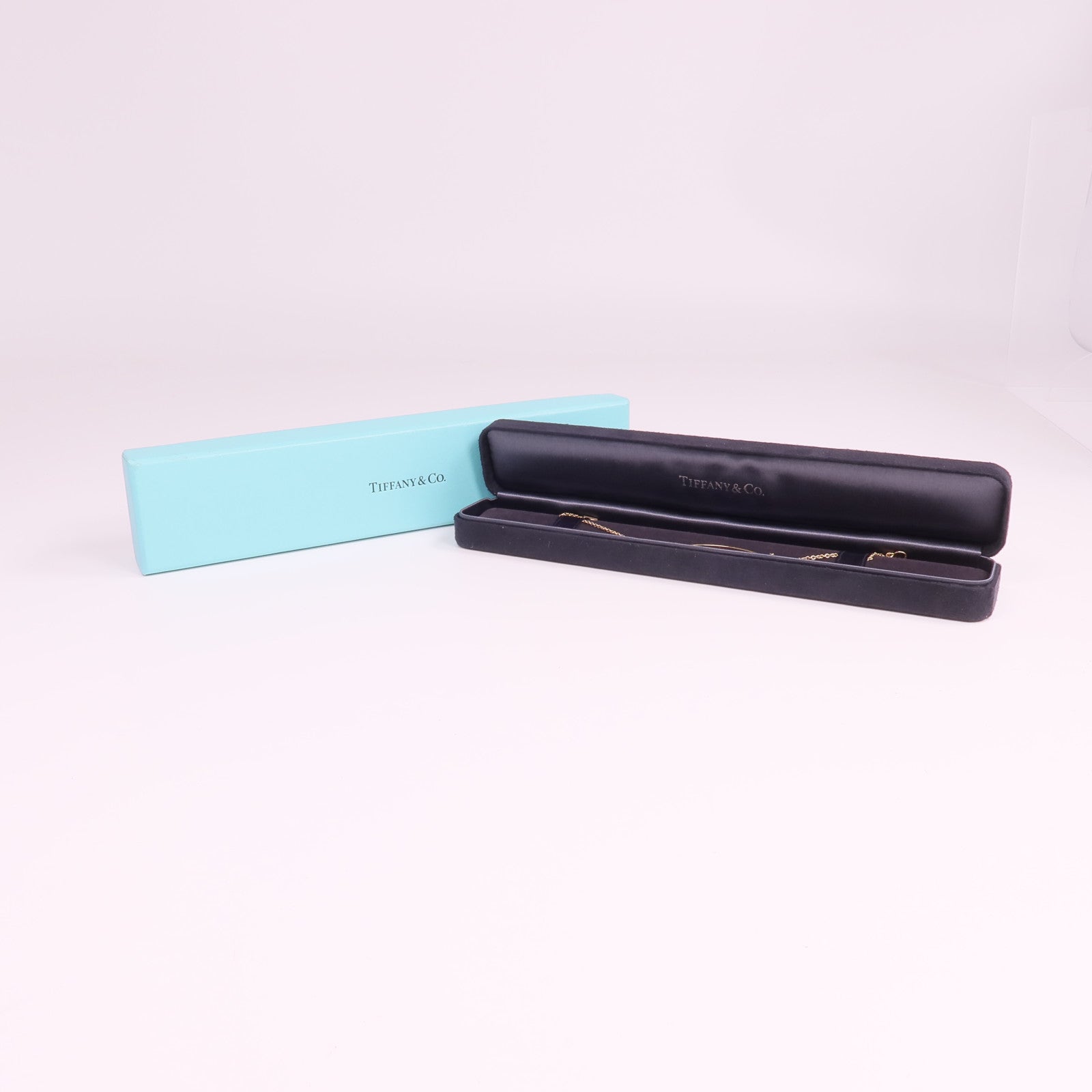 TIFFANY＆CO 18K玫瑰金T Smile Bracelet手鏈