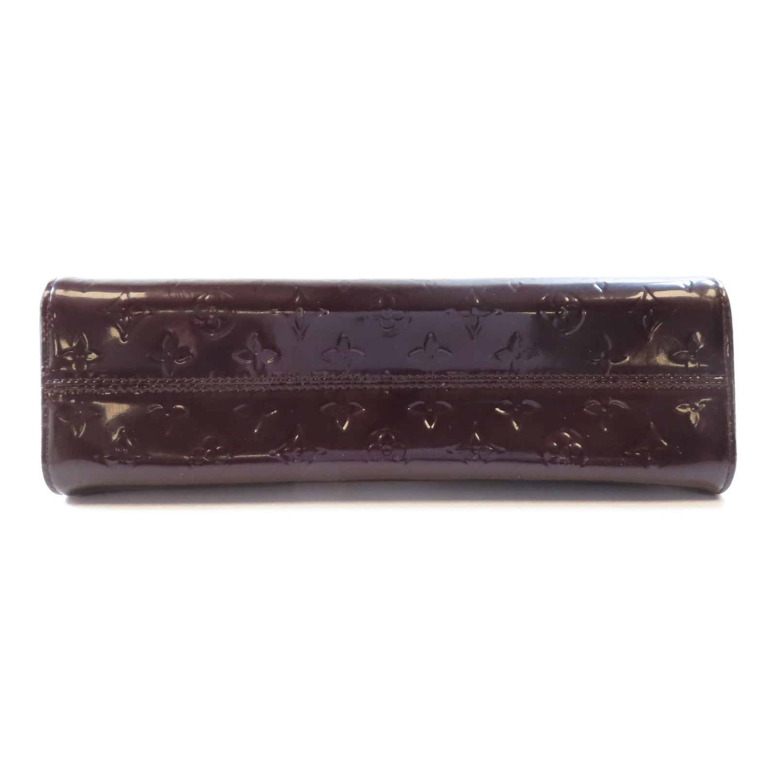 LOUIS VUITTON Monogram Vernis Roxbury Drive金扣手挽肩背兩用袋酒紅色