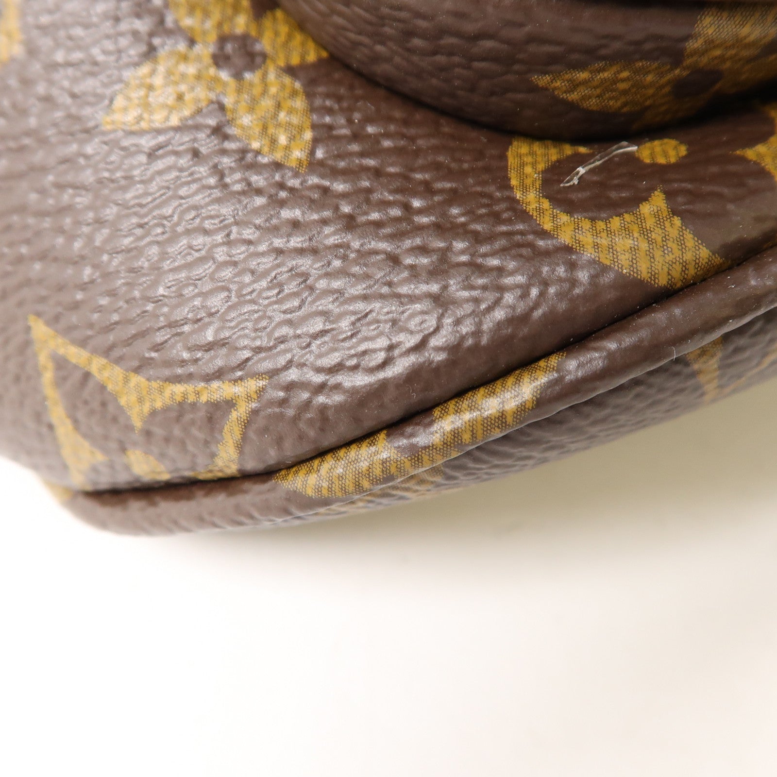LOUIS VUITTON Monogram Mini Bumbag金扣手挽肩背兩用袋棕色