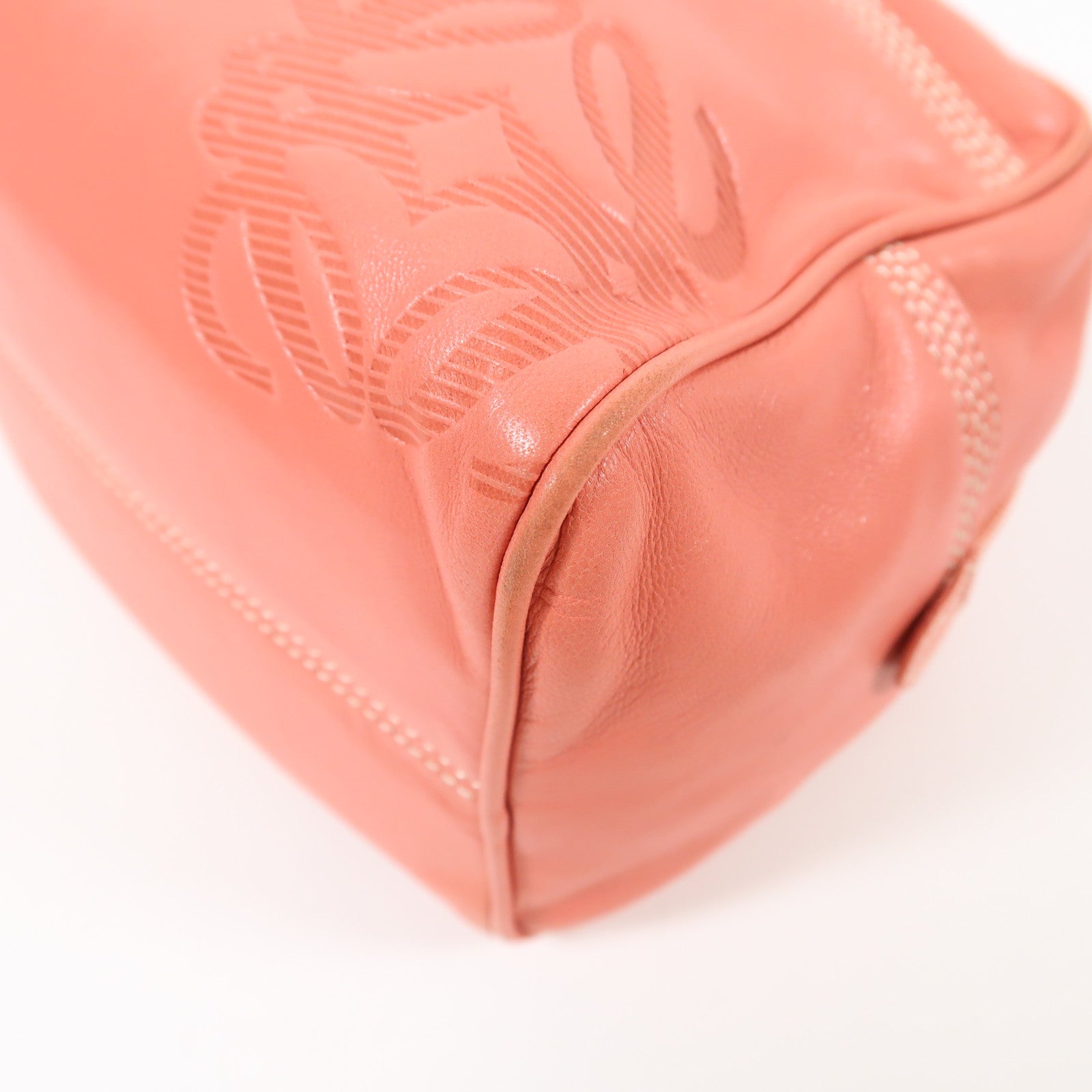 LOEWE 羊皮皮革Hand Bag金扣手挽袋