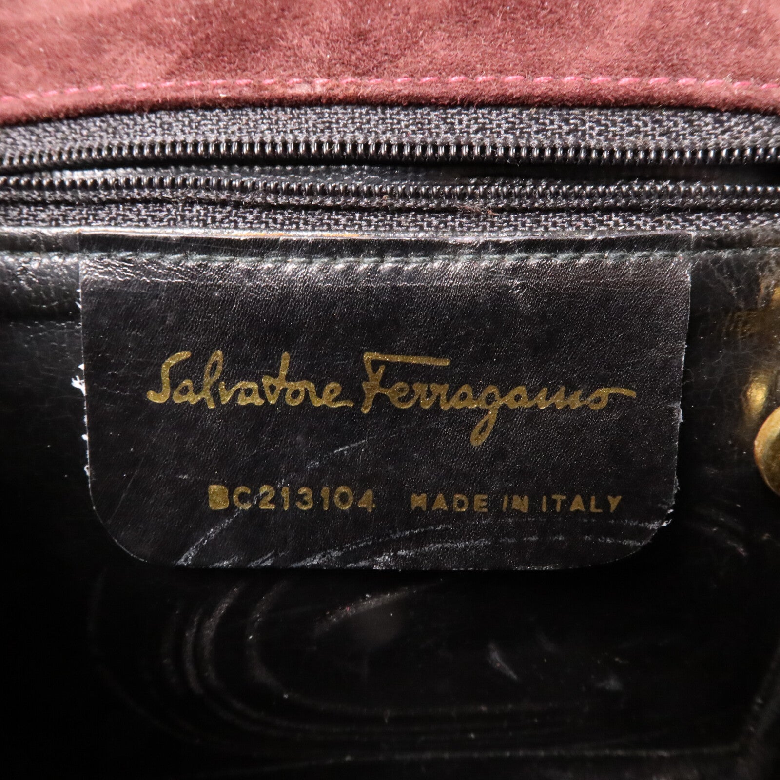 Salvatore Ferragamo 麂皮皮革Shoulder Bag手挽肩背兩用袋