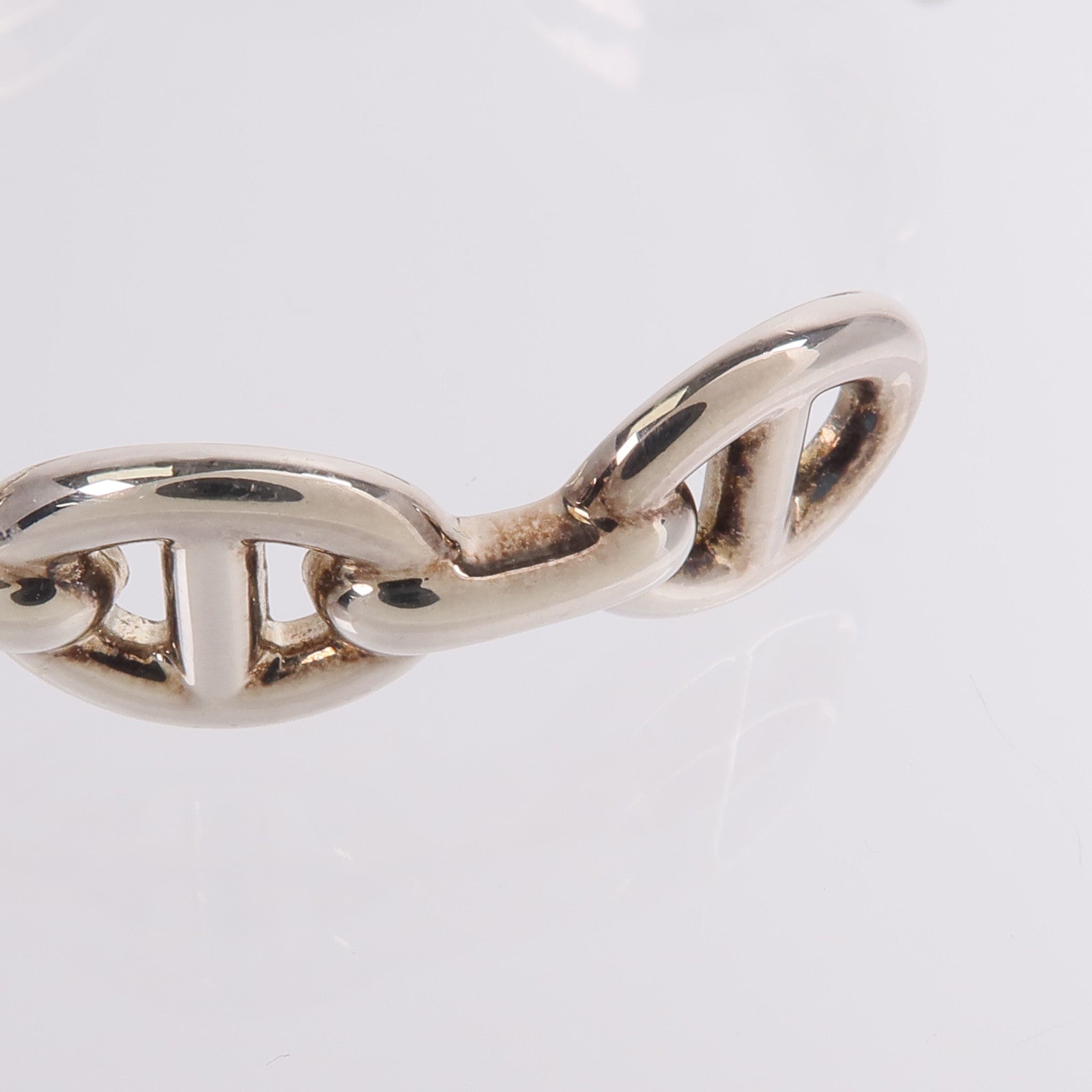 HERMES 925純銀Chaine d'ancre Enchainee Bracelet手鐲