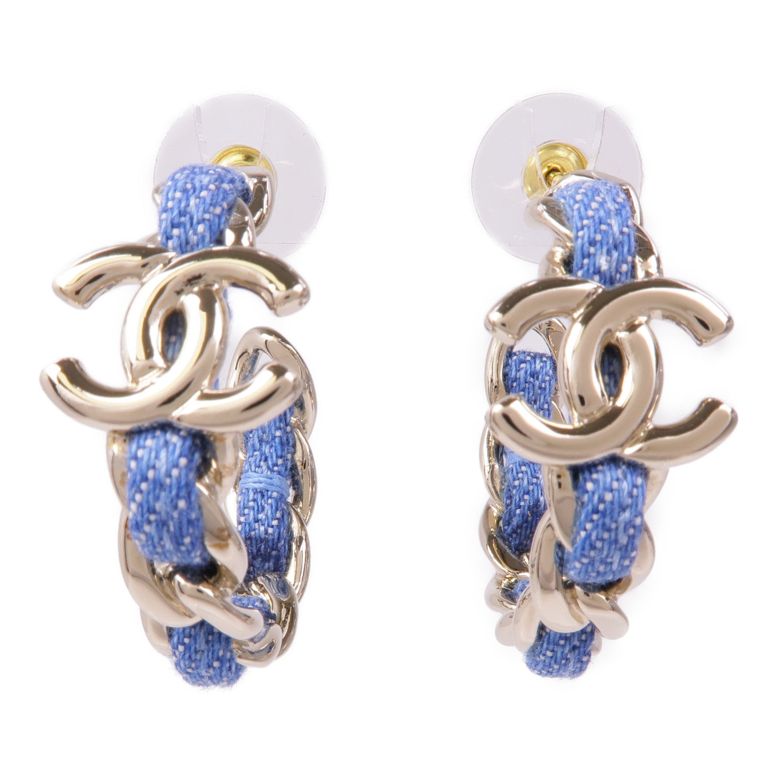 CHANEL 布料/金屬Earrings耳環