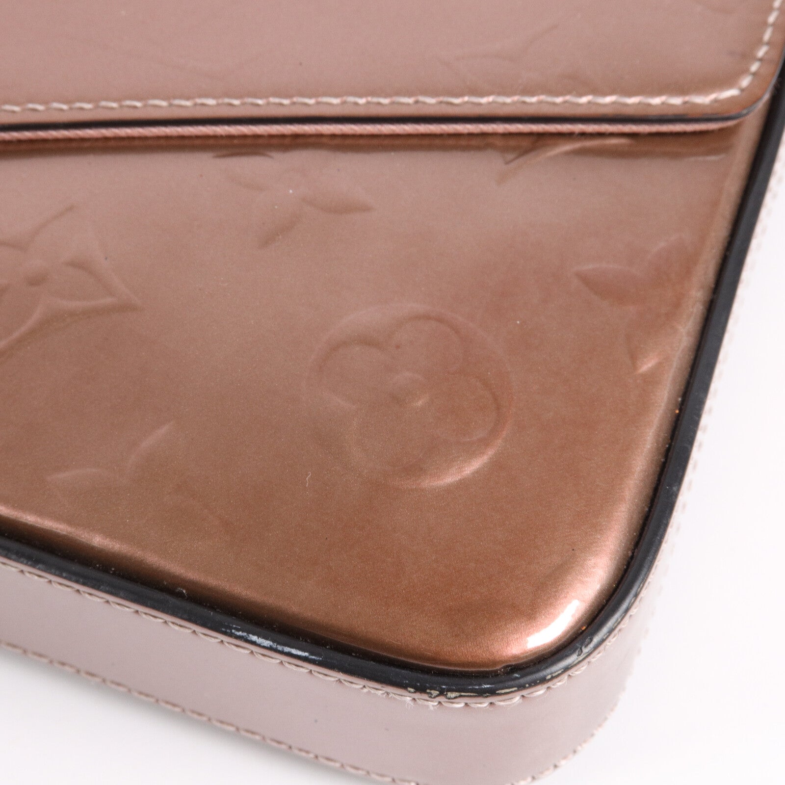 LOUIS VUITTON Monogram Vernis Pochette Felicie鏈帶肩背袋