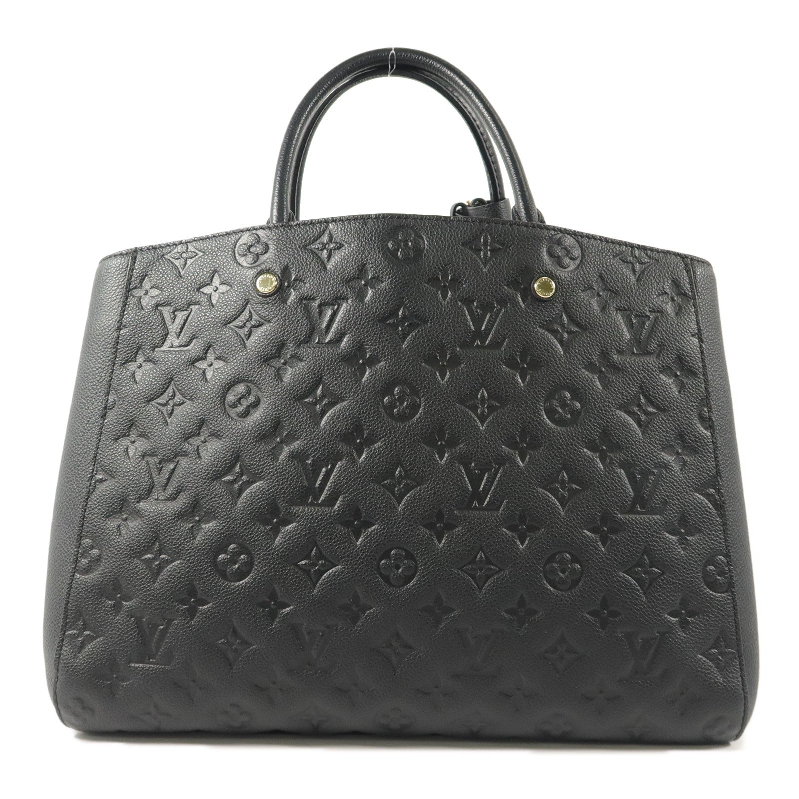 LOUIS VUITTON Monogram Empreinte Montaigne MM手挽肩背兩用袋