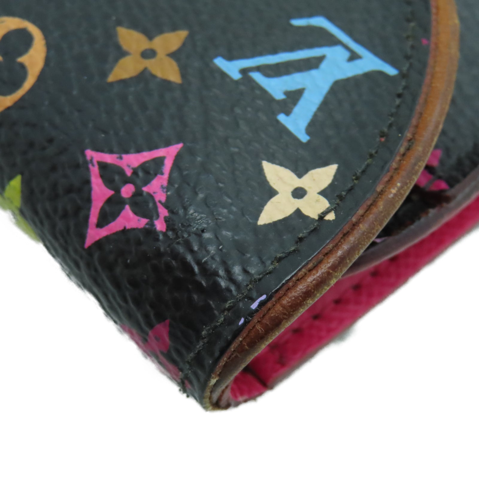 LOUIS VUITTON Multicolore Wallet金扣长钱包黑色