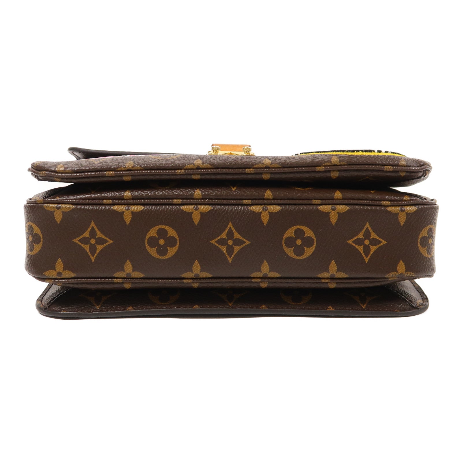 LOUIS VUITTON Monogram Patches Pochette Metis金扣手挽肩背兩用袋