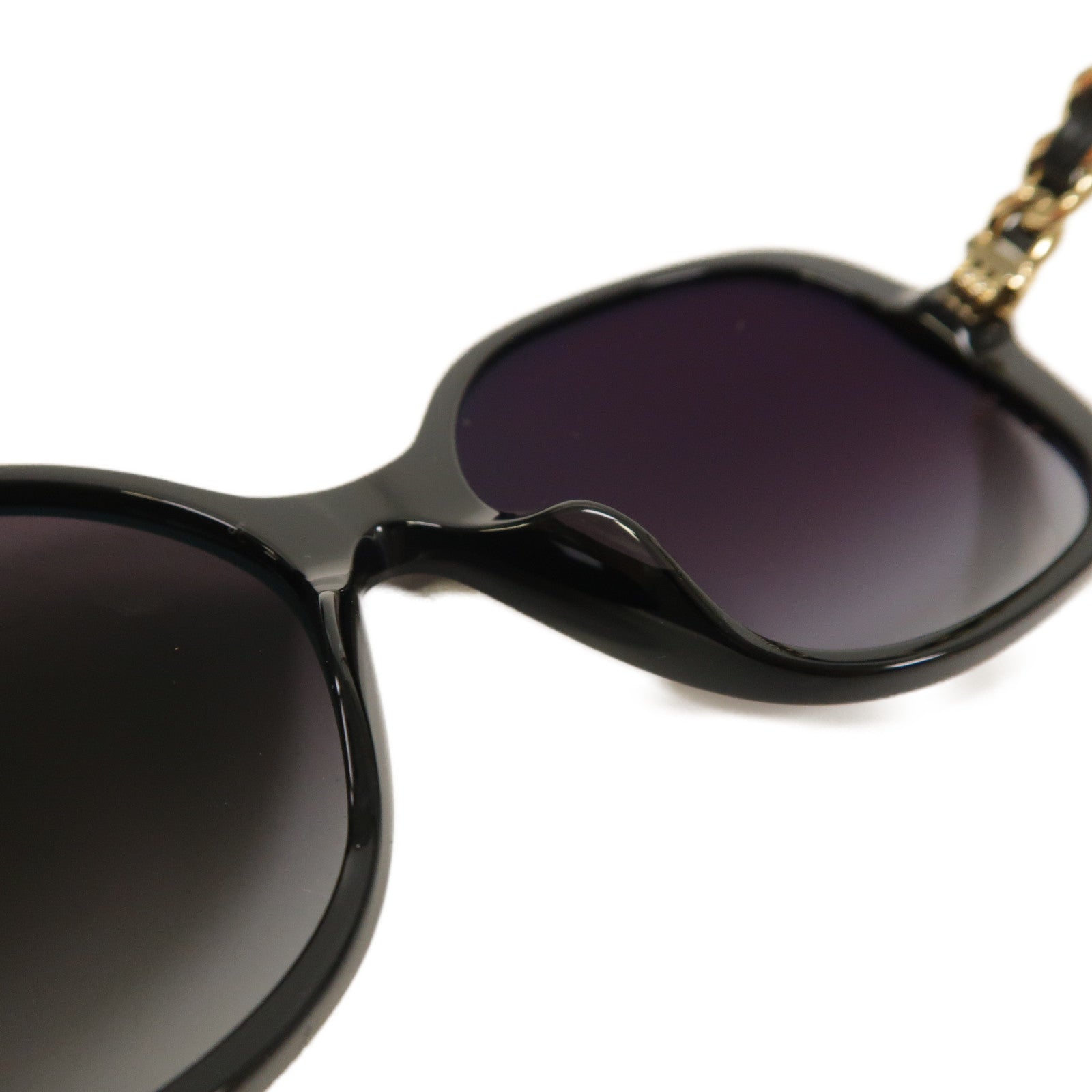 CHANEL 金屬/PVC Sunglasses太陽眼鏡黑色