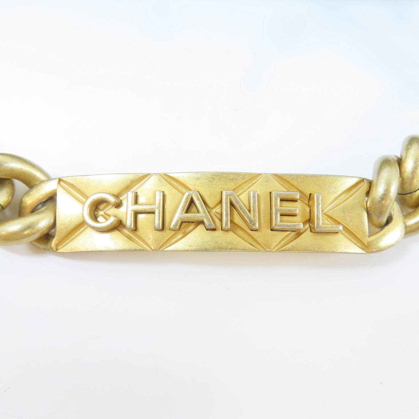 CHANEL 【激減優惠】菱格牛皮皮革21B Flap Bag金扣鏈帶手挽肩背兩用袋綠色