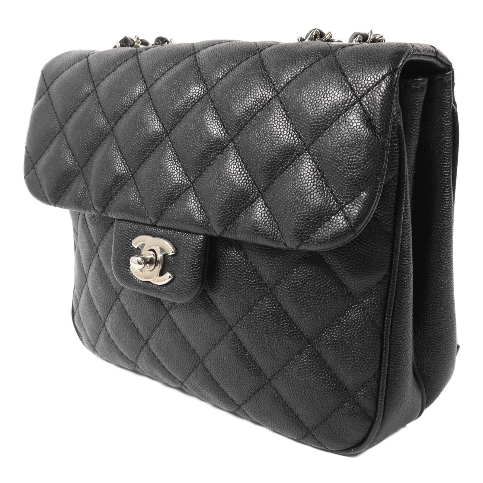 CHANEL 牛皮皮革Chain Shoulder鏈帶肩背袋