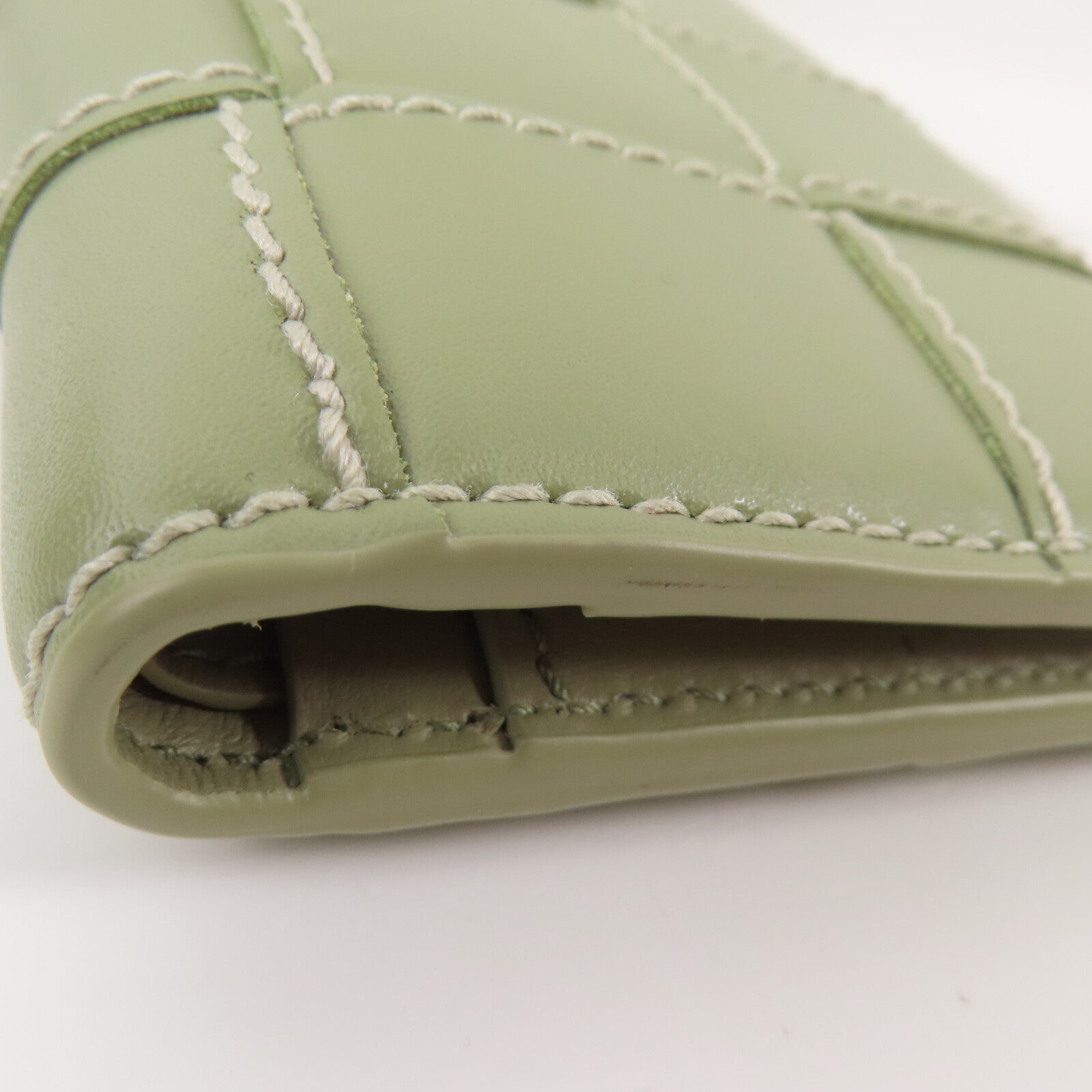 BOTTEGA VENETA 織紋皮革Middle Wallet金扣短錢包
