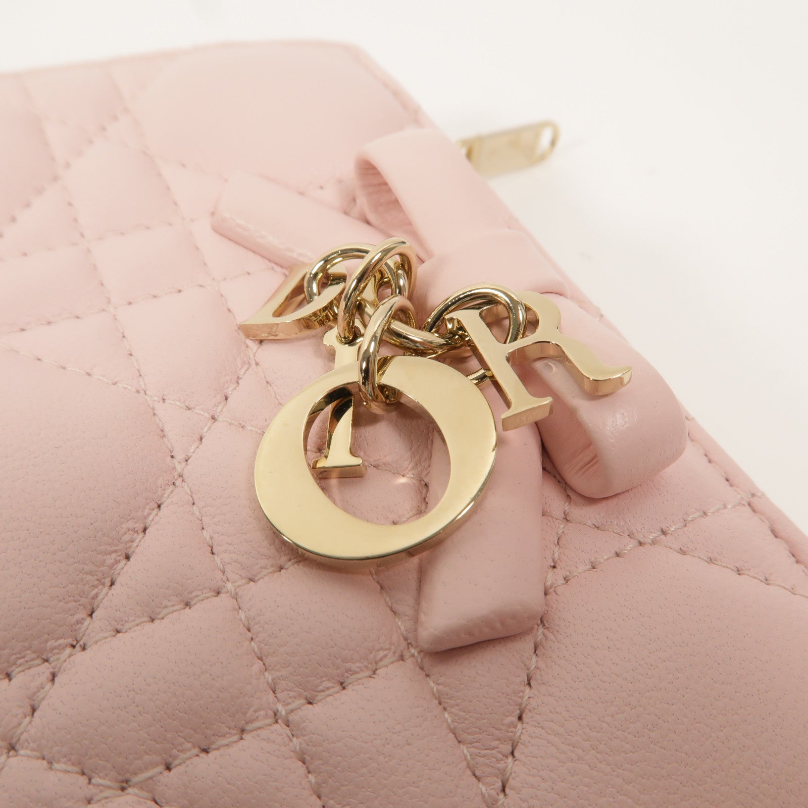Dior 羊皮皮革Lady Dior Dahlia Wallet錢包