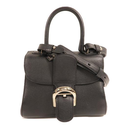 Delvaux 牛皮皮革Brillant Mini手挽肩背兩用袋