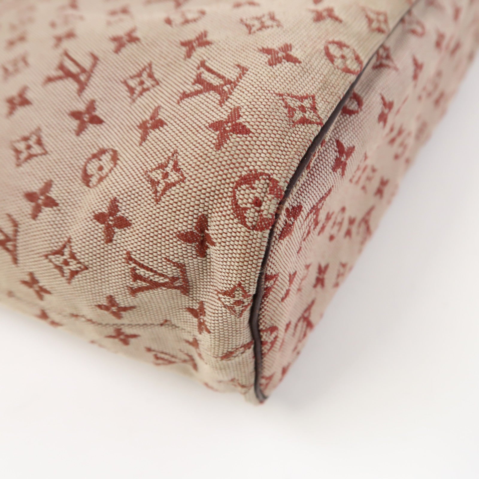 LOUIS VUITTON 【激減優惠】Monogram Mini Lucille GM金扣手挽袋紅色