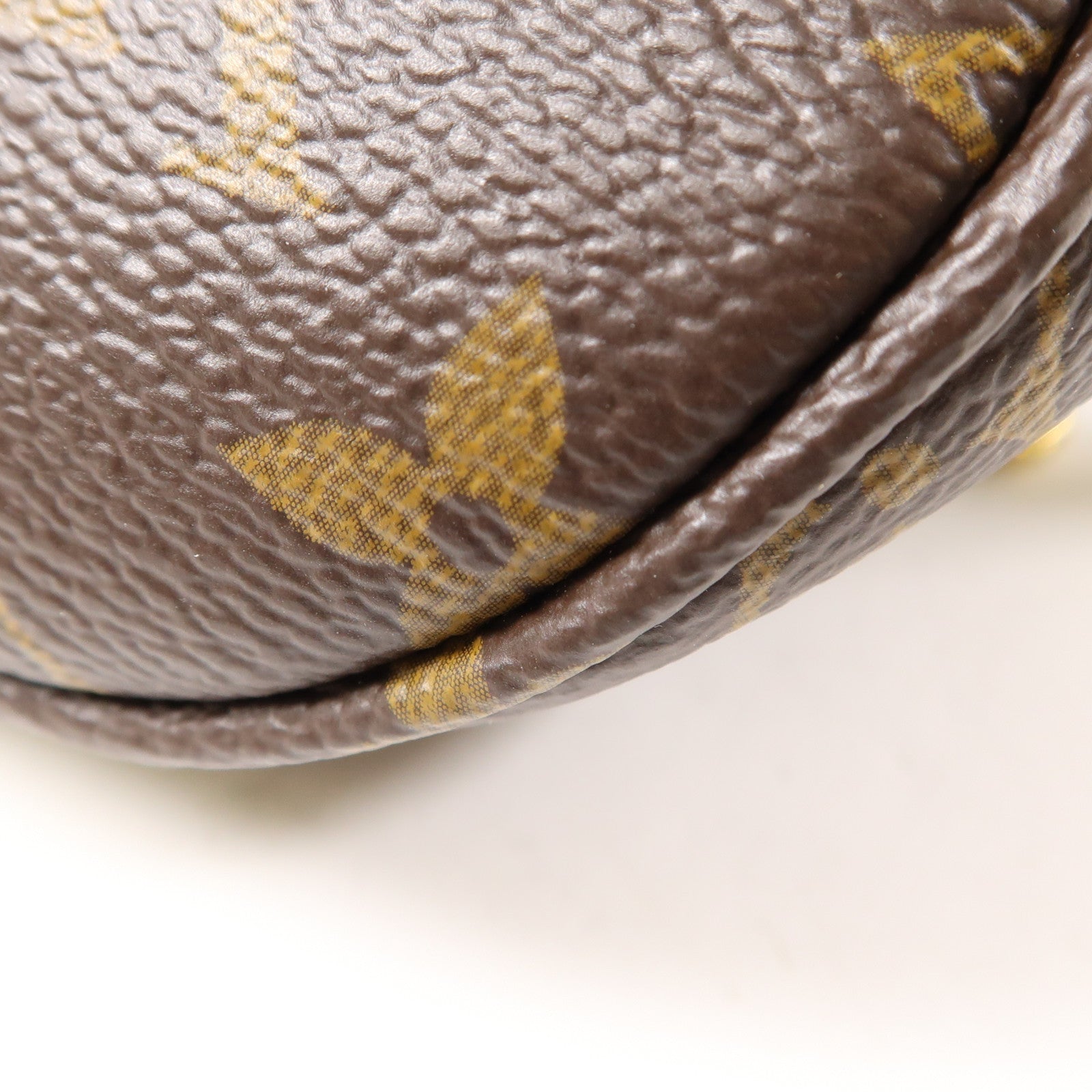 LOUIS VUITTON Monogram Mini Bumbag金扣手挽肩背兩用袋棕色