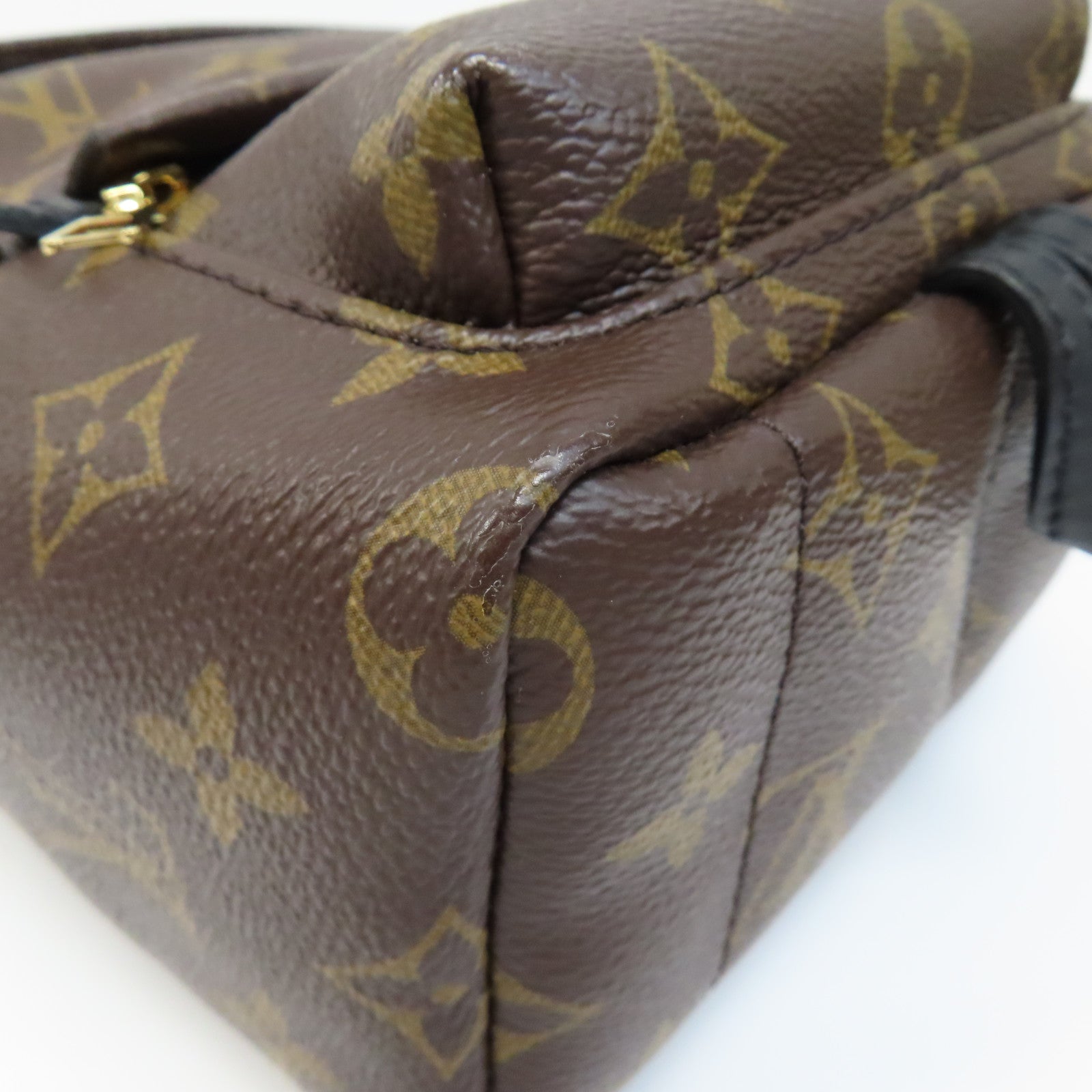 LOUIS VUITTON Monogram Palm Springs Bag金扣背包啡色